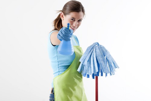 Sofa cleaning service for a fabric sofa in a Tockwell home