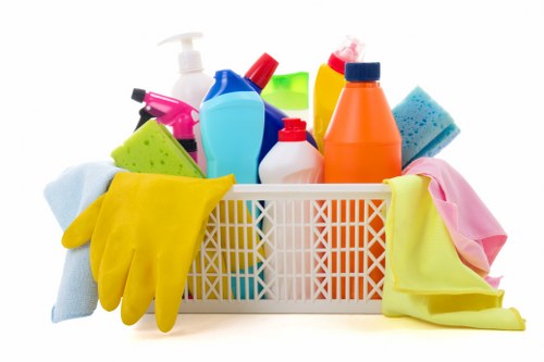 Fresh, tidy residential interior maintained by regular cleaning