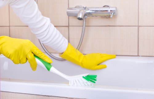 Local cleaning team preparing a Tockwell rental property for handover