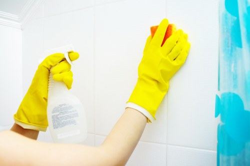 Bathroom and kitchen turnover cleaning for a short-let home in Tockwell