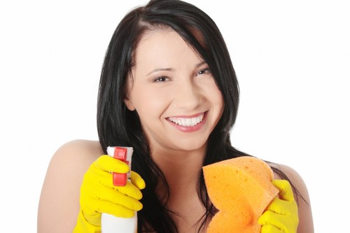 Communal bin store and hallway cleaning for a Tockwell property