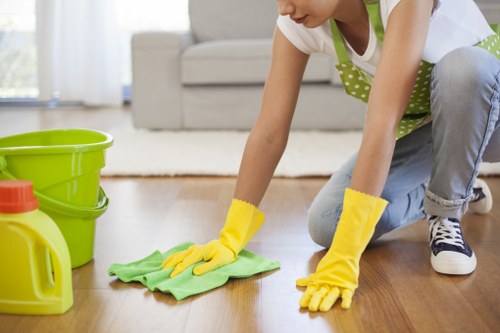 Scheduled cleaning tasks for a commercial premises in Tockwell